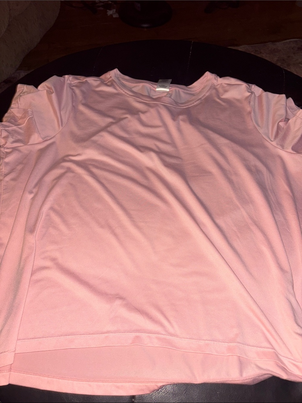 Pink Women's Active Shirt with pleated back